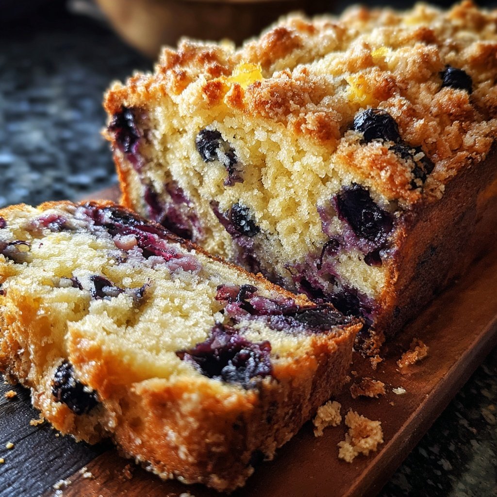 Blueberry Lemon Sourdough Bread