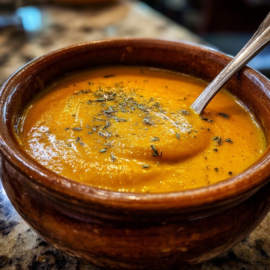 Creamy Carrot Ginger Soup