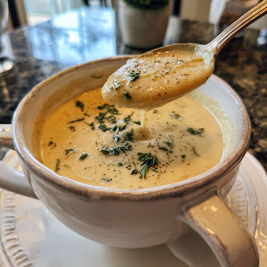 Creamy Lemon Chickpea Soup