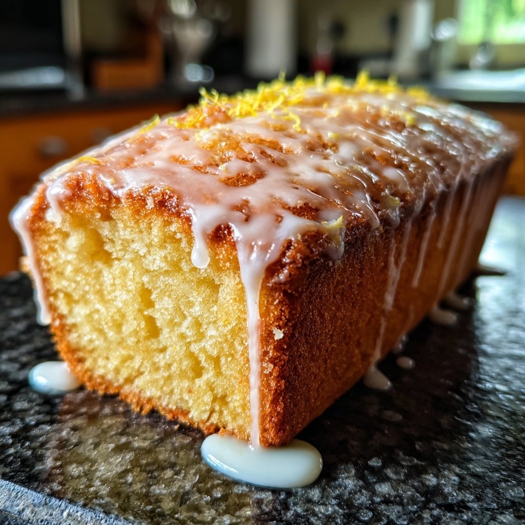 Limoncello Lemon Loaf Cake