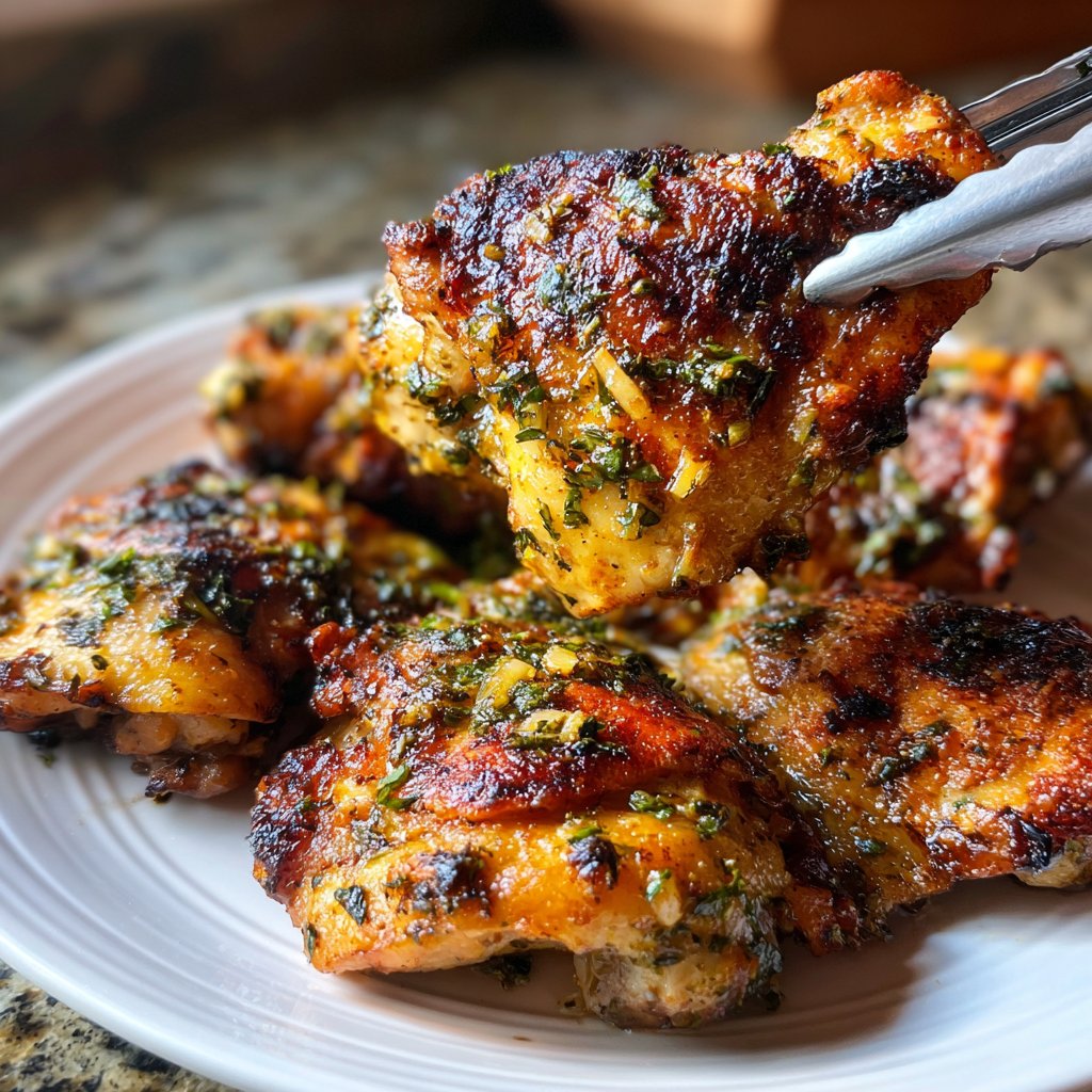 Oven Roasted Chicken Thighs