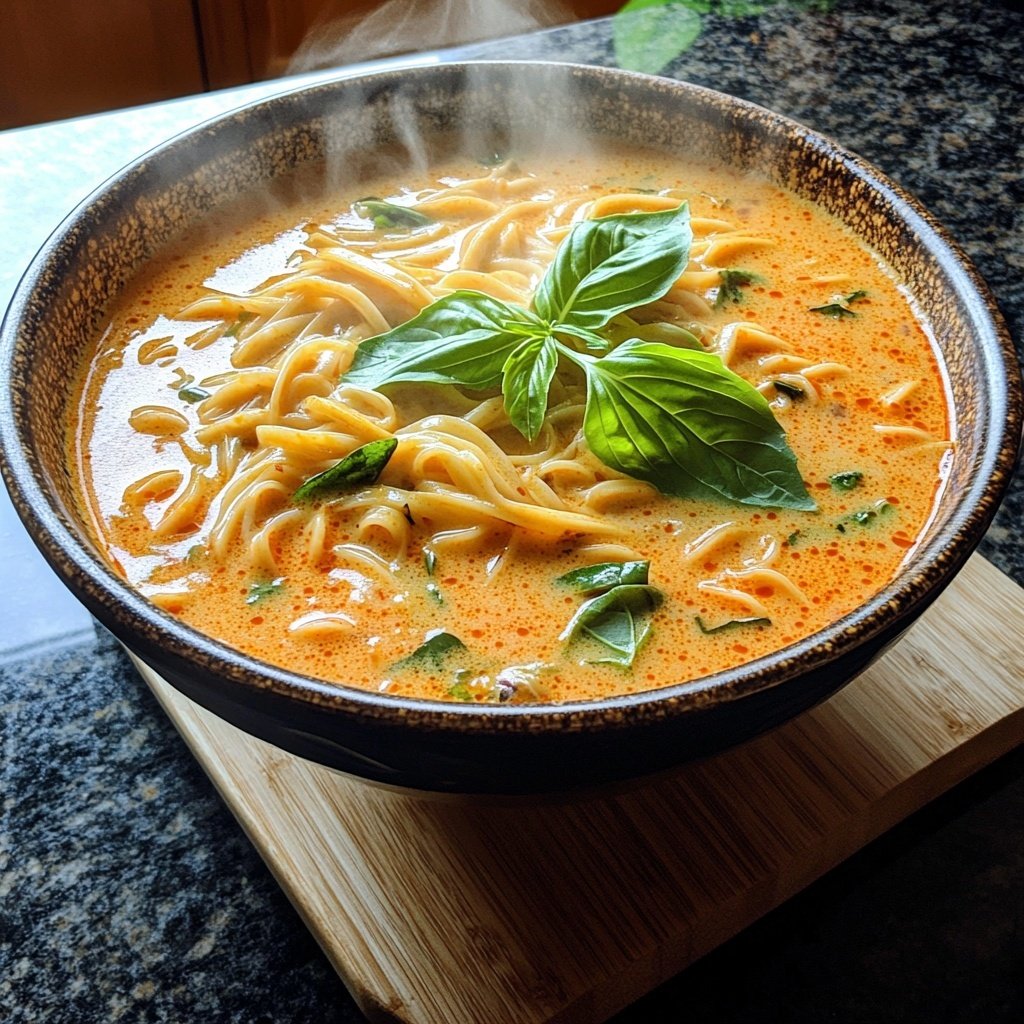 Thai Red Curry Noodle Soup
