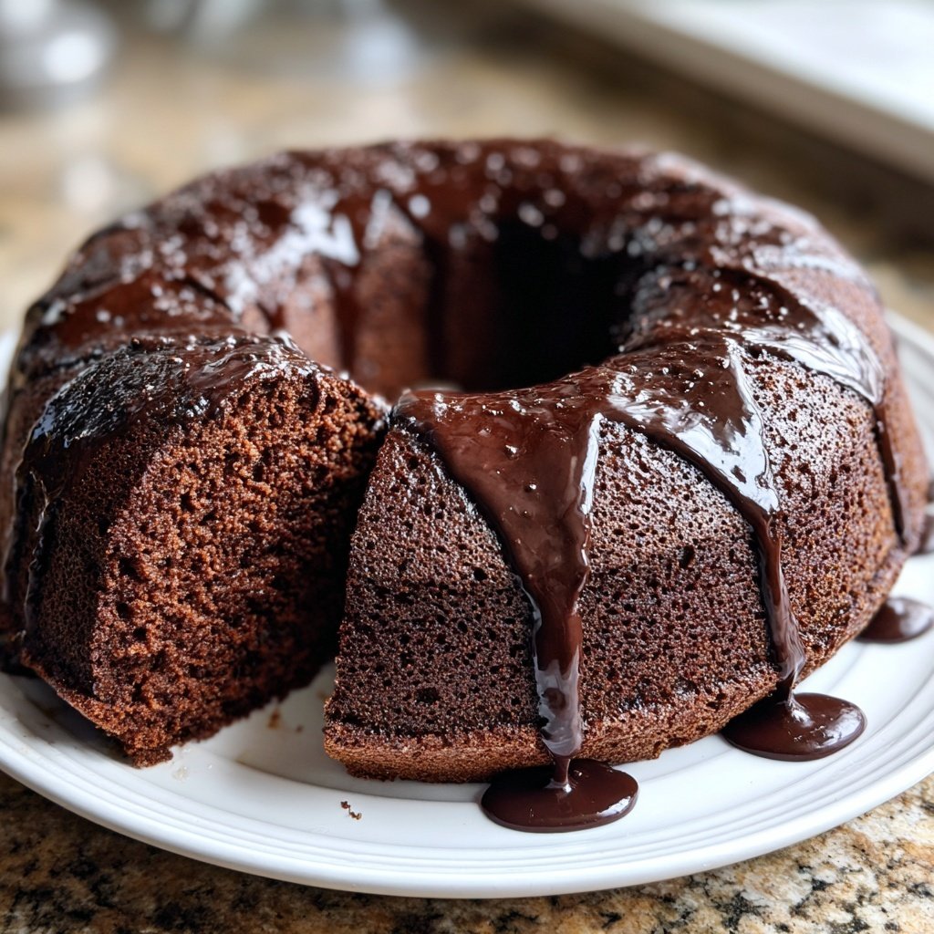 Chocolate Cake With Moist Cocoa Crumb