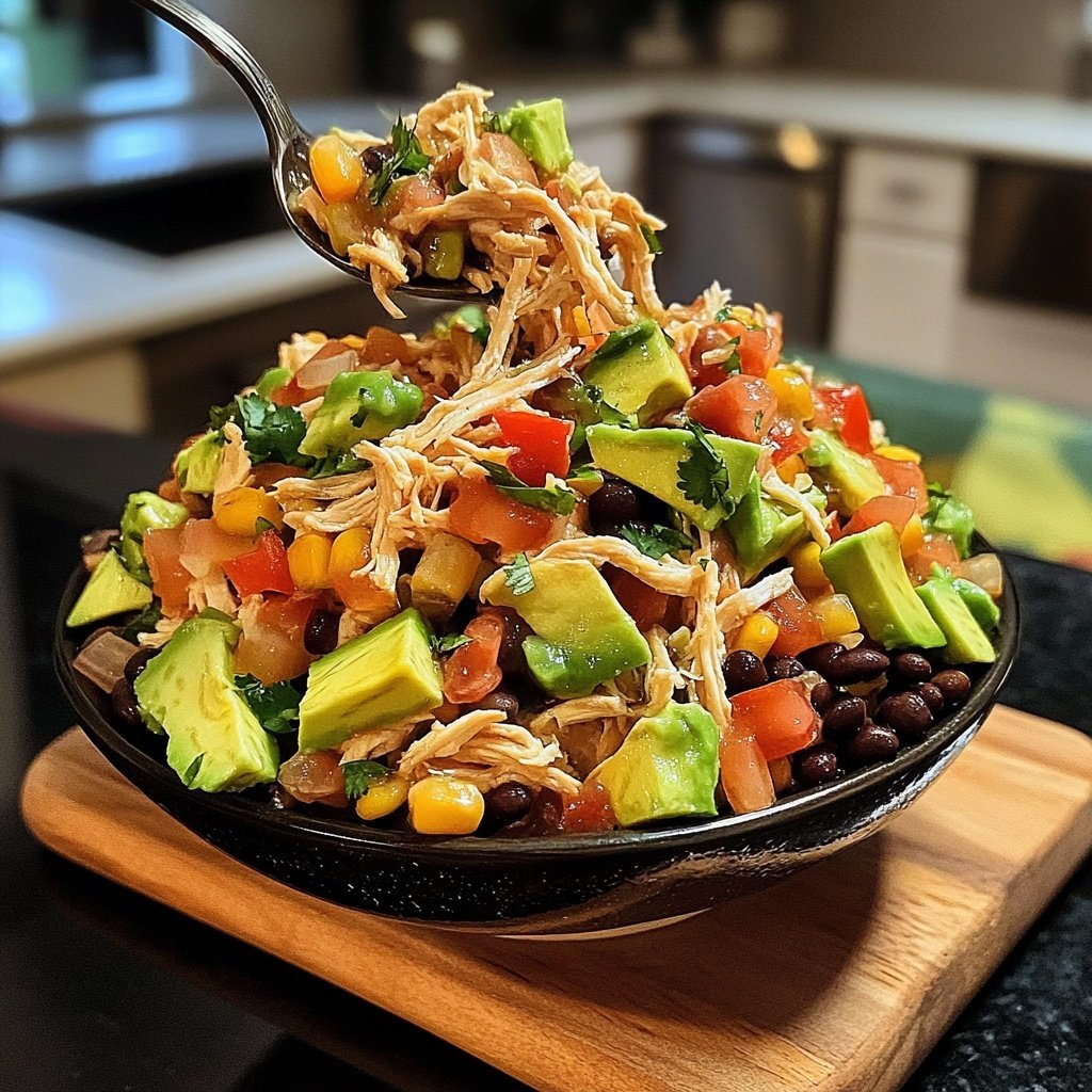 Light Chicken Burrito Bowl Lunch