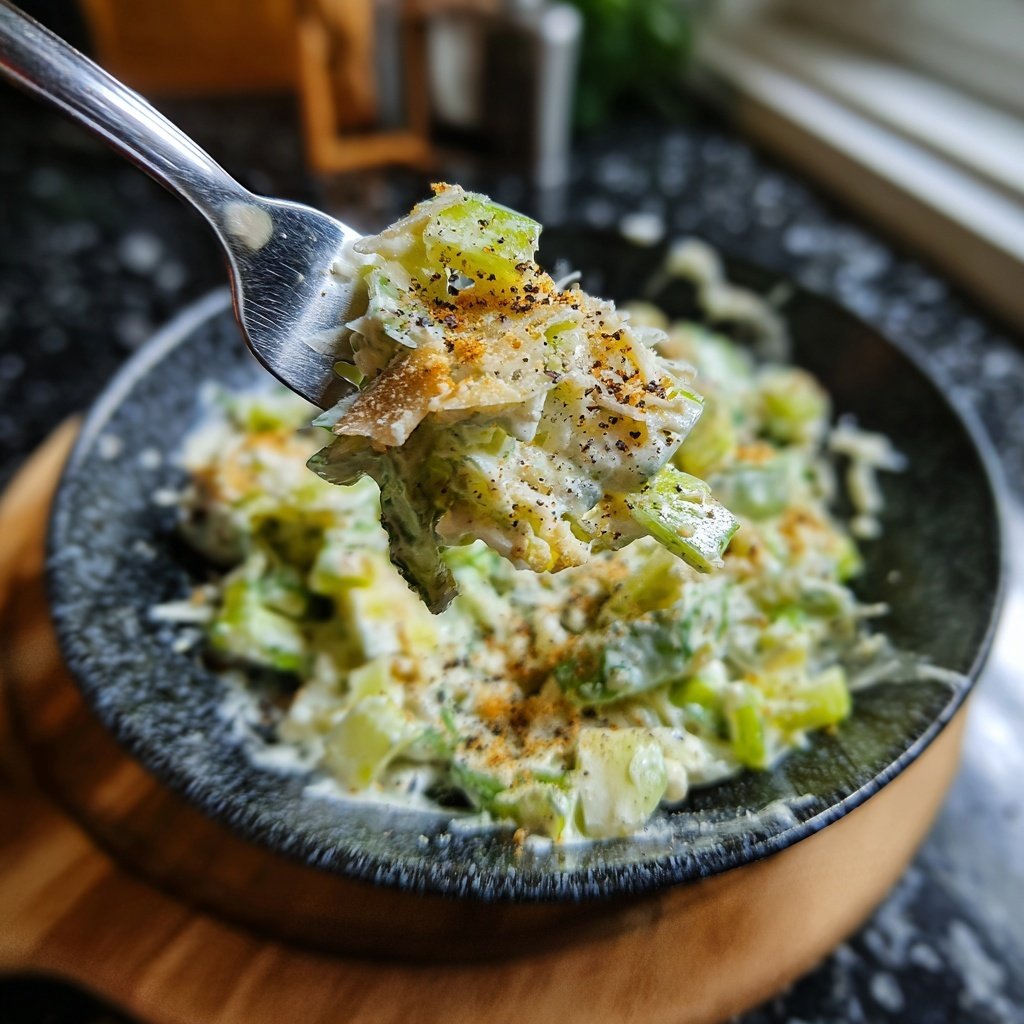 Creamy Celery Salad With Parmesan