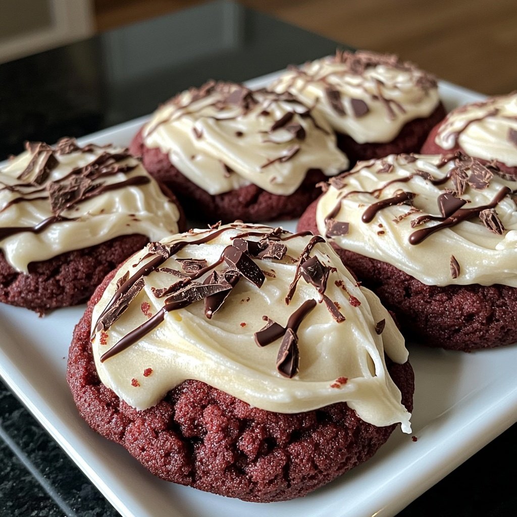 Crumbl Copycat Red Velvet Cupcake Cookies