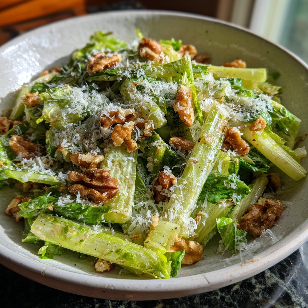 Celery Salad With Walnuts And Parmesan