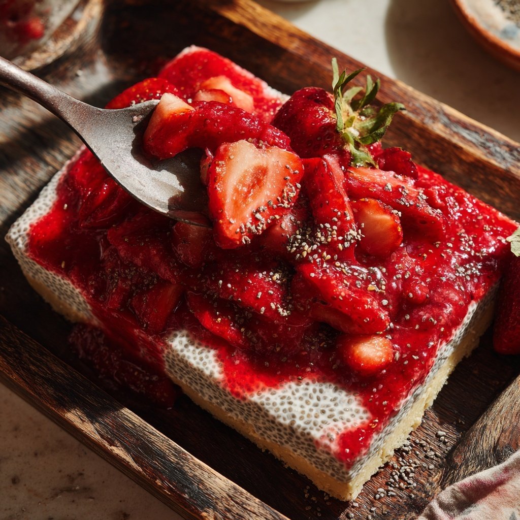 Strawberry Vanilla Chia Pudding