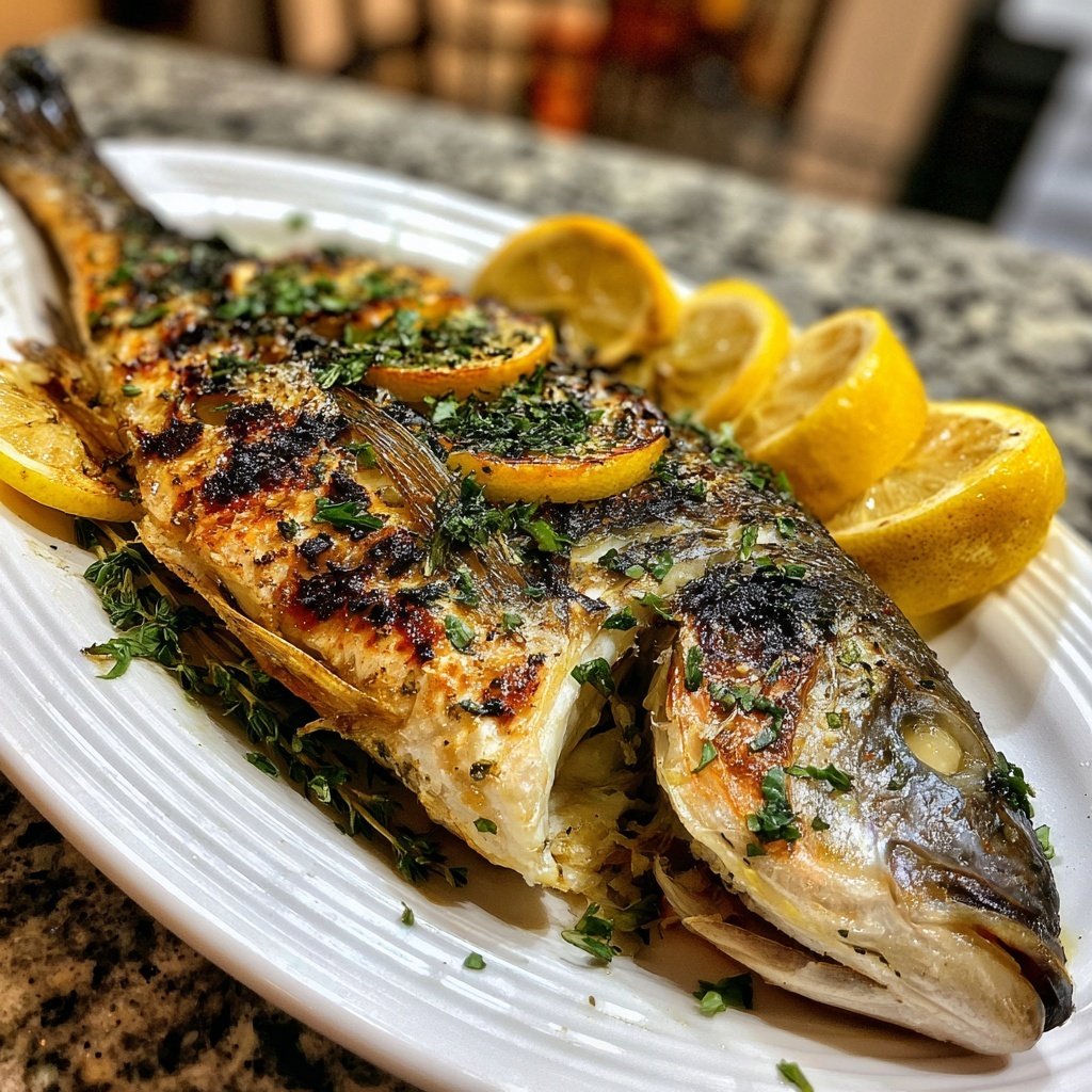 Healthy & Light Lemon Grilled Fish Plate