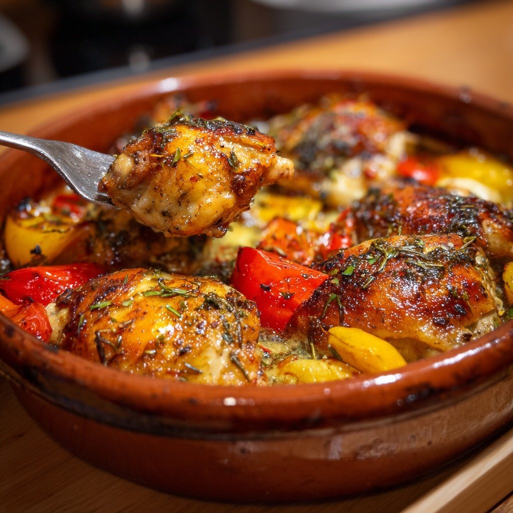 Easy Healthy Chicken And Vegetable Bake