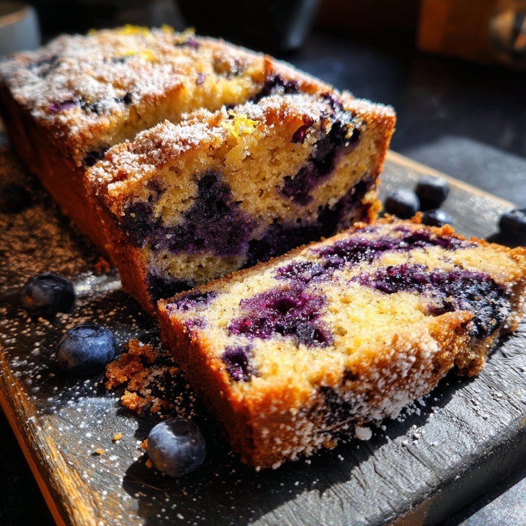 Blueberry Lemon Tea Bread