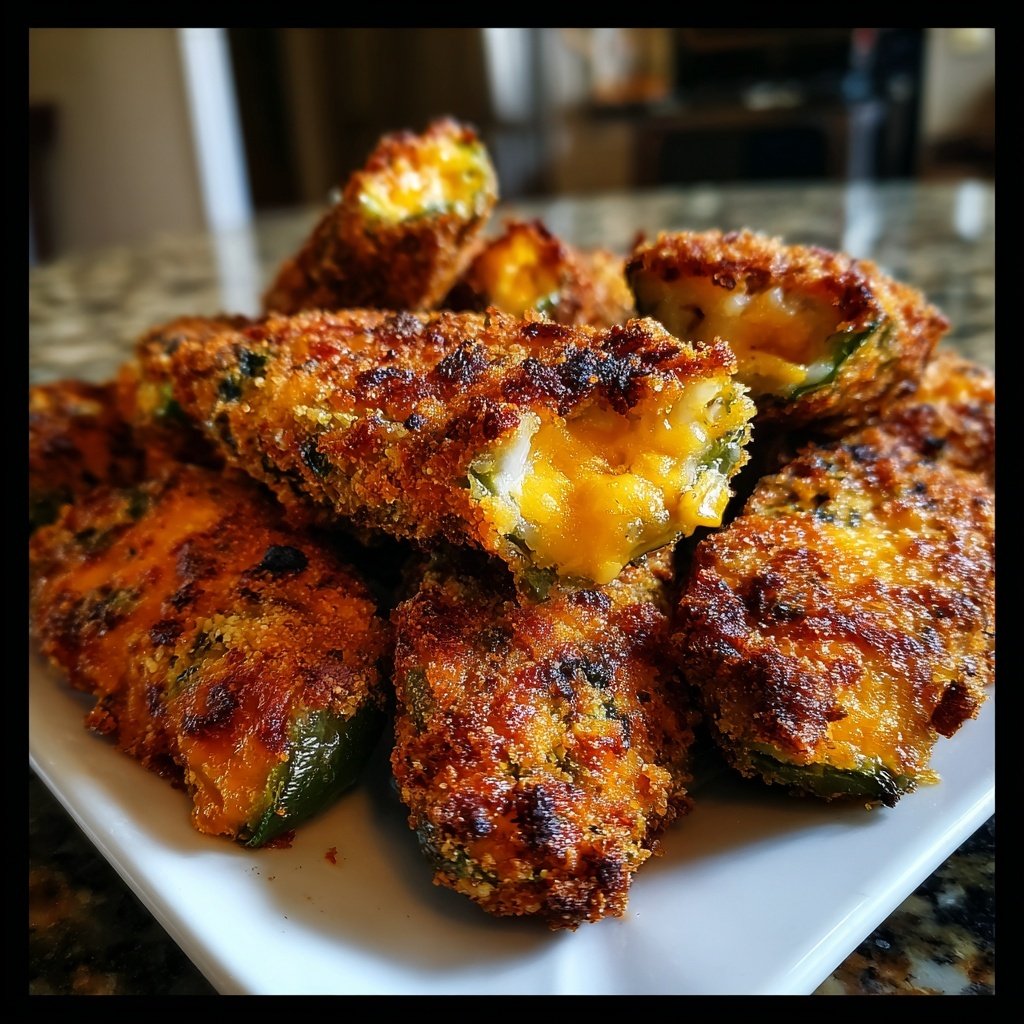 Jalapeno Poppers with Smoked Cheese