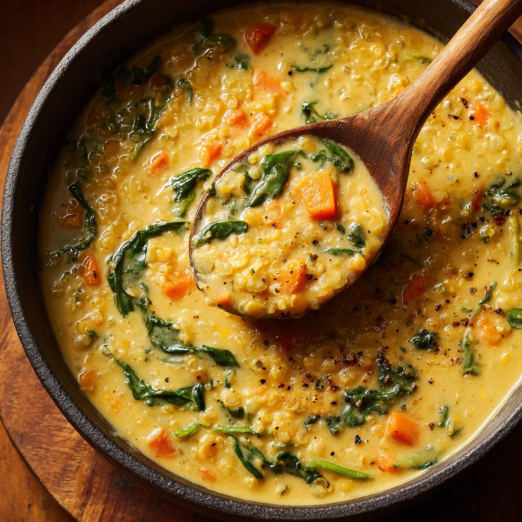 Creamy Lemon Lentil Stew