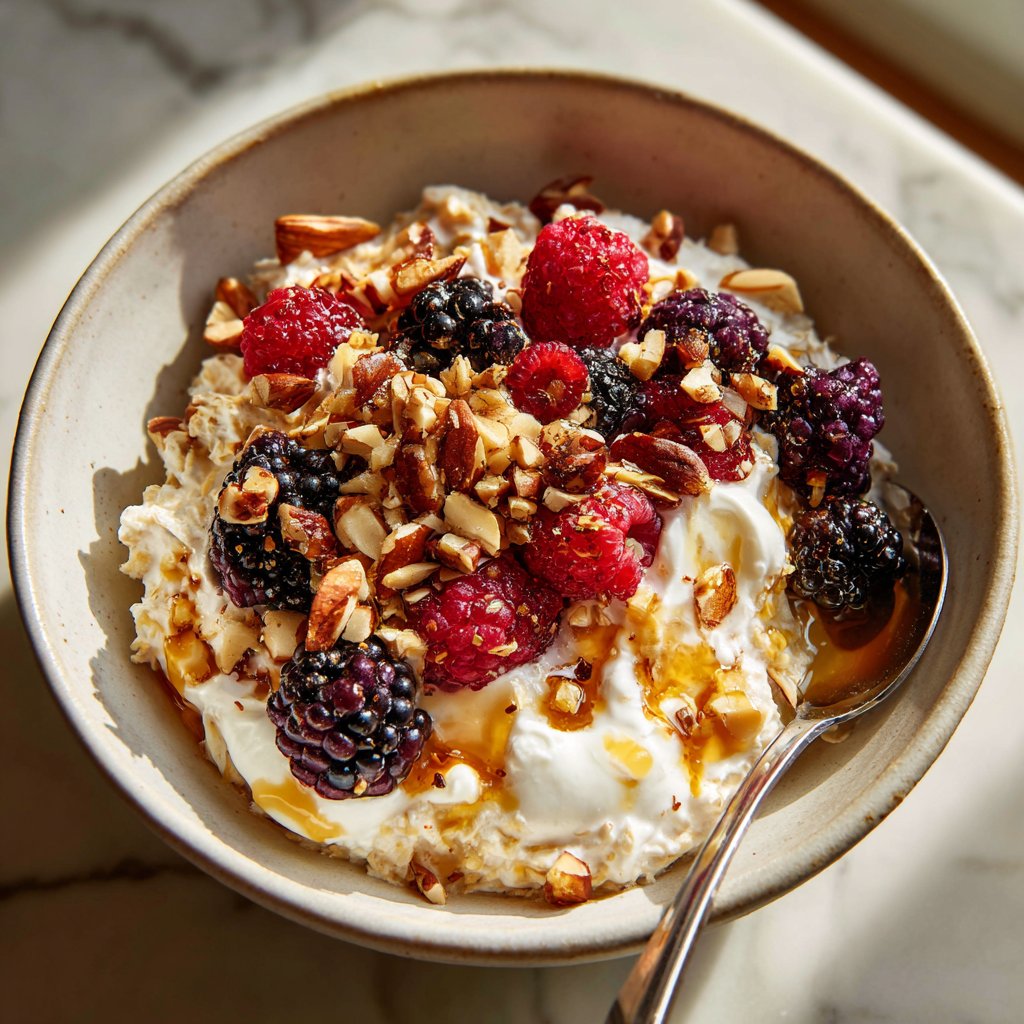 Healthy Overnight Oats Breakfast