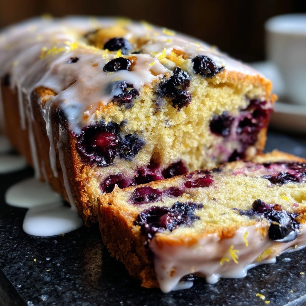 Baking & Desserts Lemon Blueberry Loaf Cake